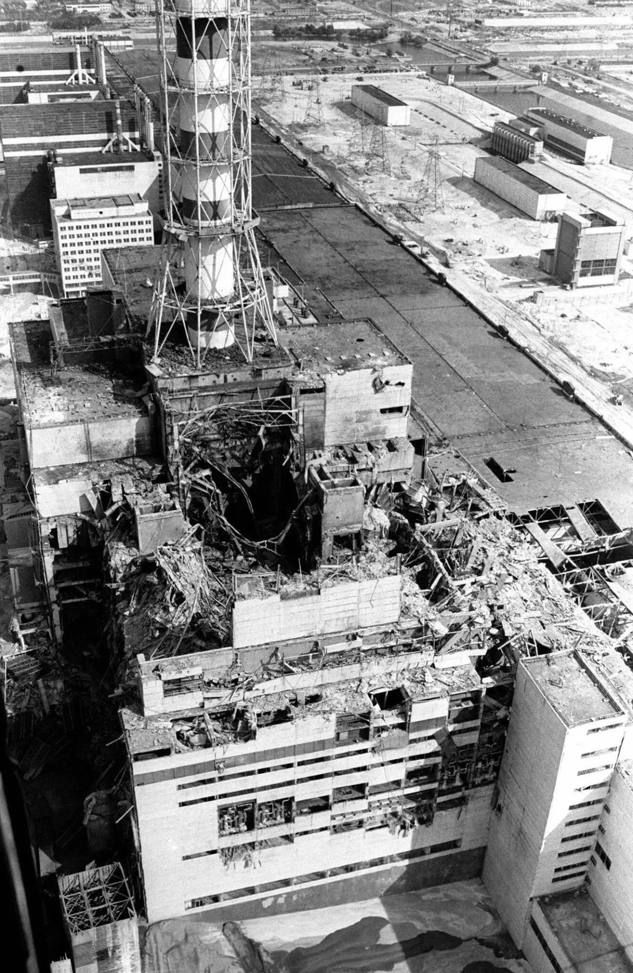 IAEA photograph of the Chernobyl nuclear power plant