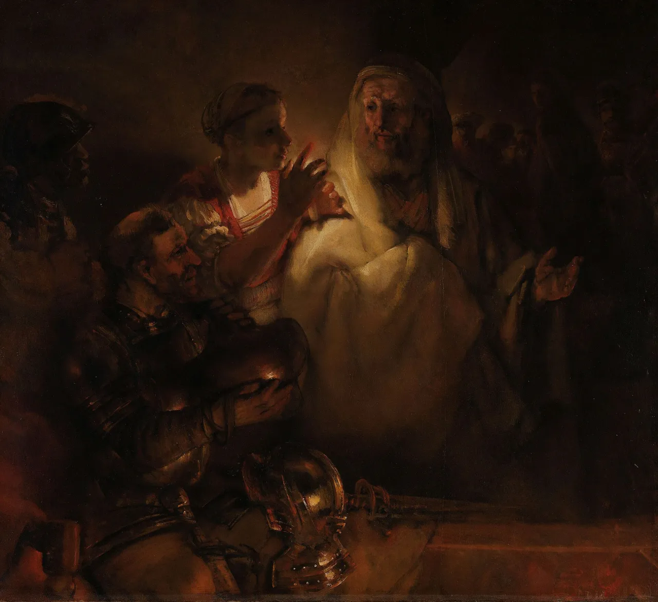 Rembrandt, The Denial of St Peter, 1660, Rijksmuseum, Amsterdam