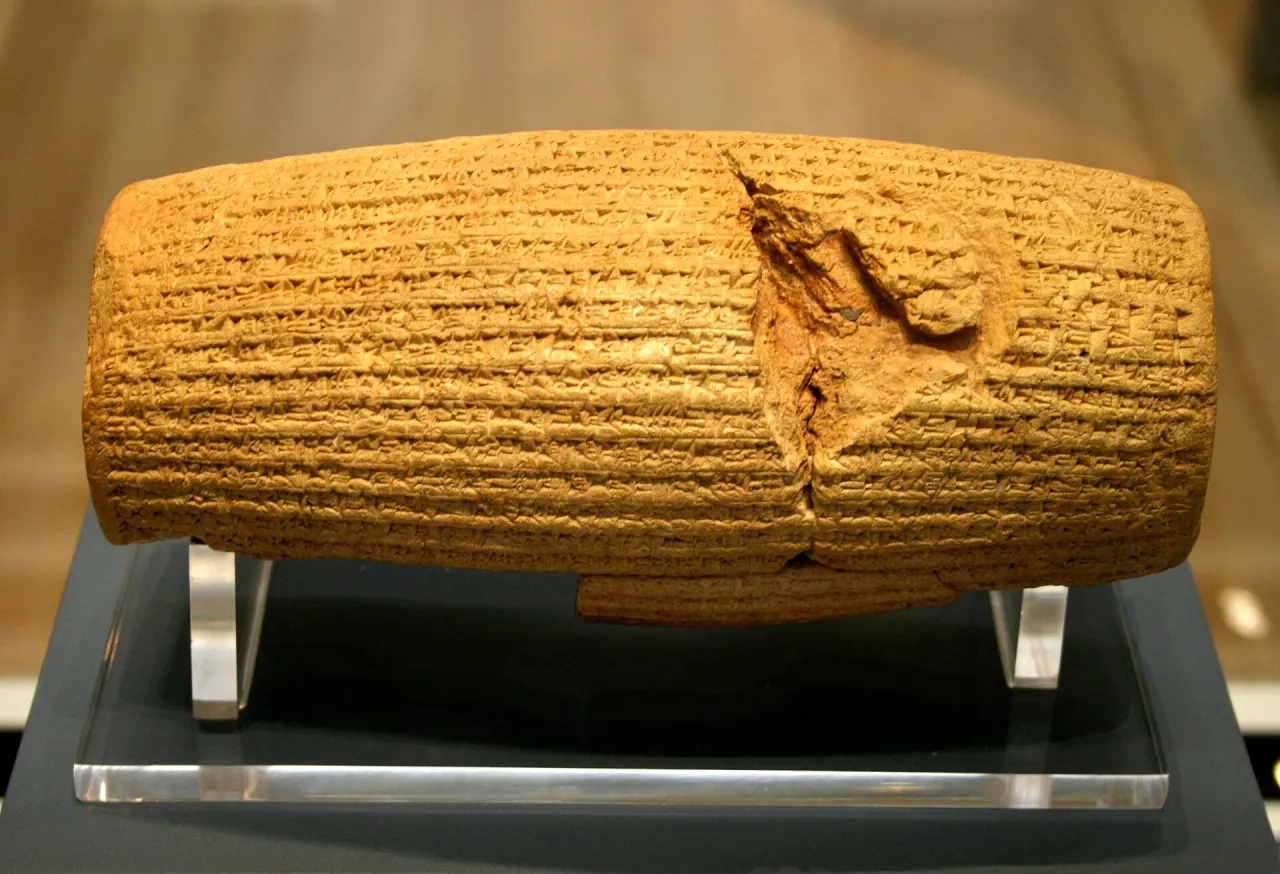 The Cyrus Cylinder, 539-538 BCE, British Museum