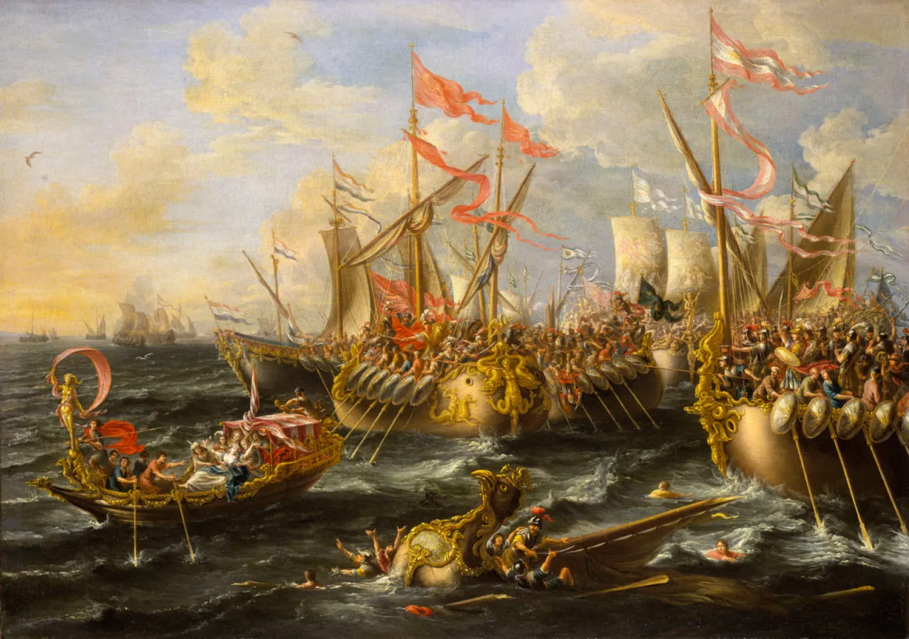 Lorenzo A. Castro, The Battle of Actium, 1672, National Maritime Museum, Greenwich