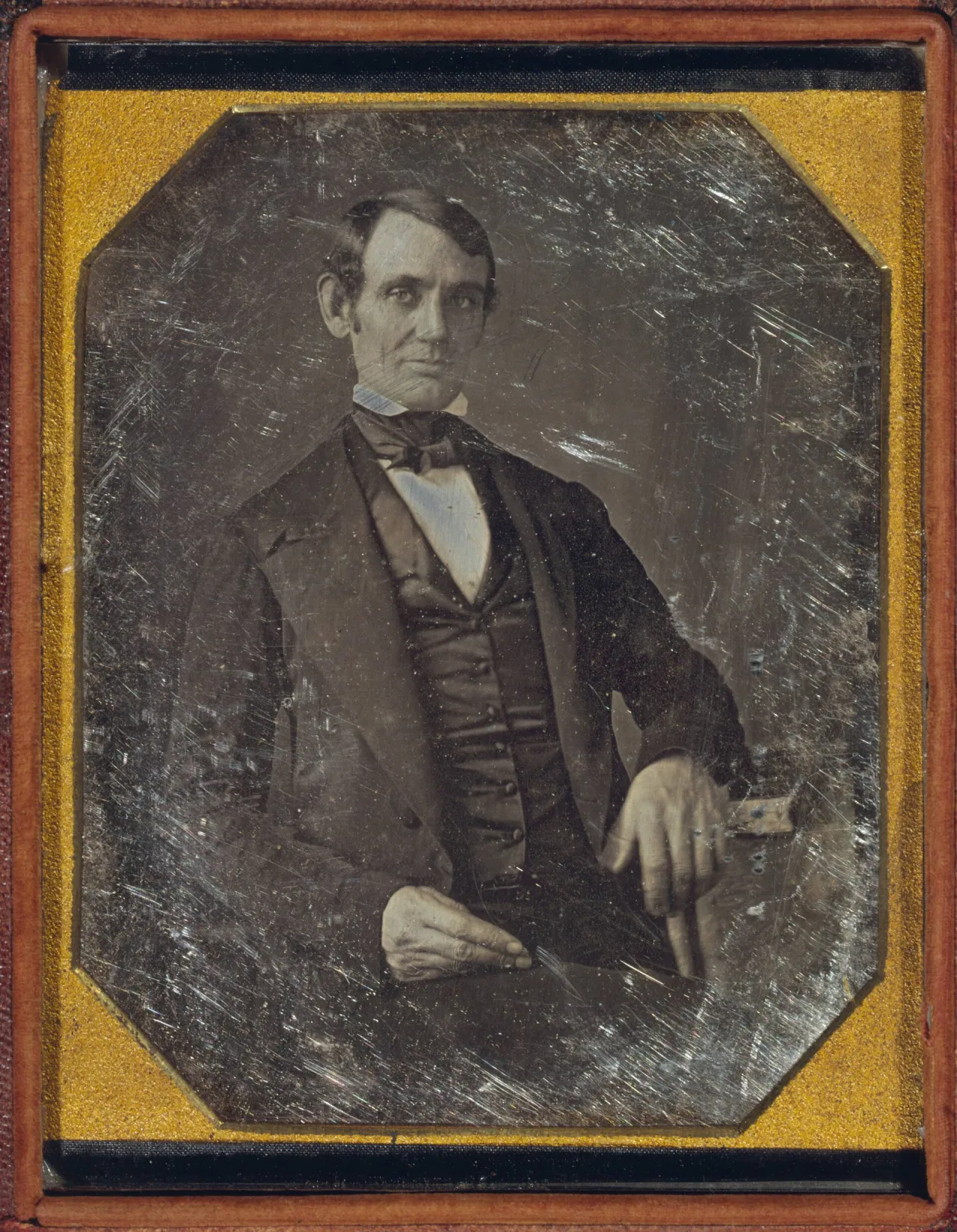 Nicholas H. Shepherd, the earliest known photograph of Abraham Lincoln, c. 1846, Library of Congress