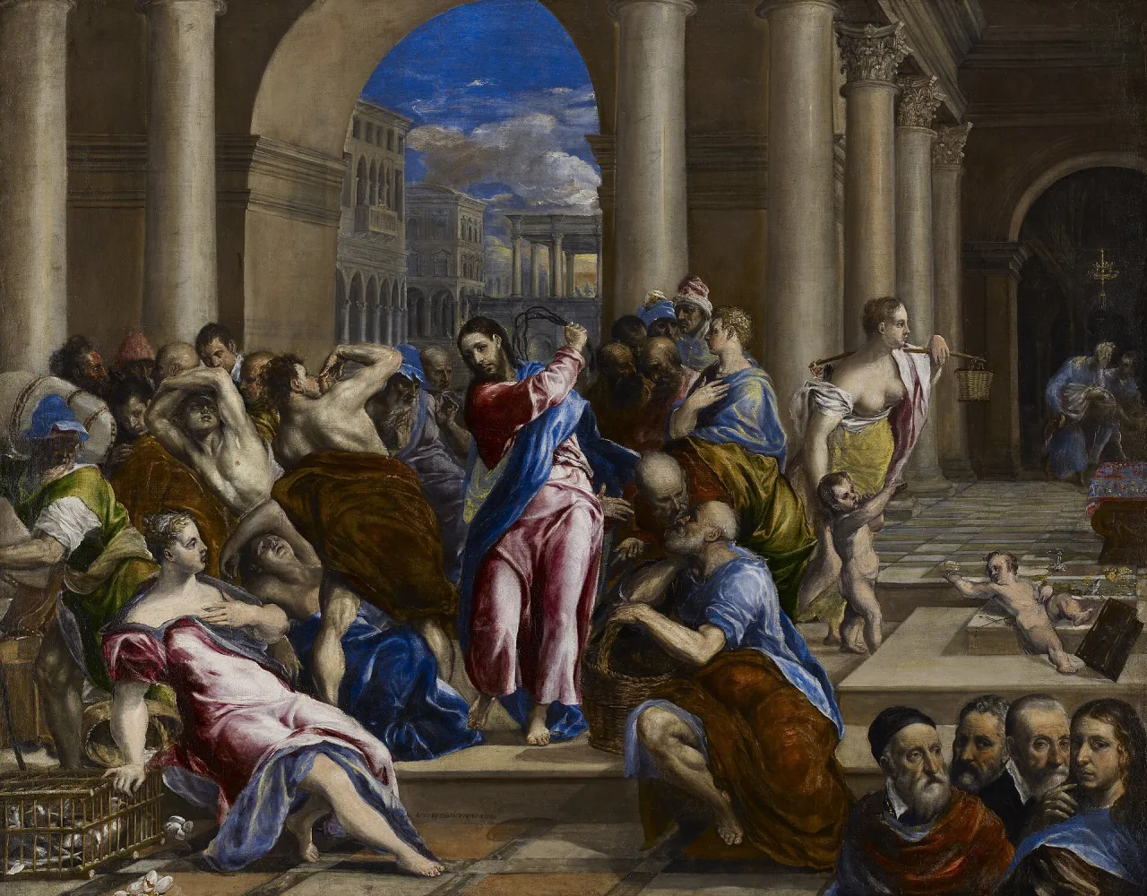El Greco, Christ Driving the Money Changers from the Temple, c. 1600